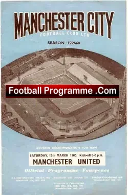 Manchester City v Manchester United 1960