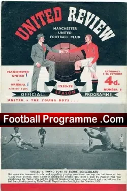 Manchester United v Arsenal 1958