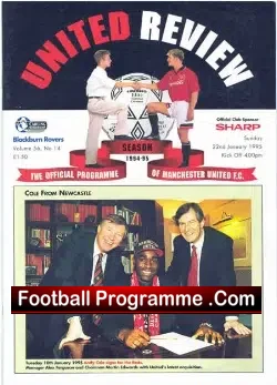 Manchester United v Blackburn Rovers 1995 – Andy Cole Debut