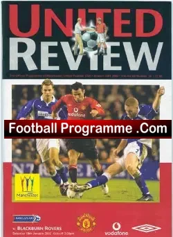 Manchester United v Blackburn Rovers 2002
