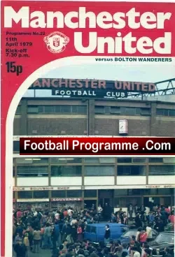 Manchester United v Bolton Wanderers 1979