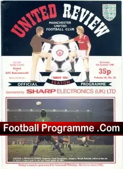 Manchester United v Bournemouth 1985