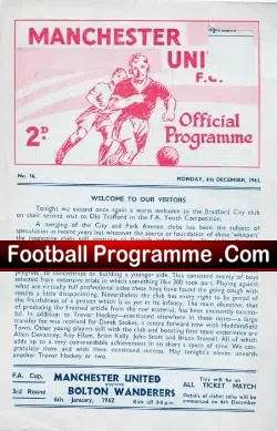 Manchester United v Bradford City 1961 – Youth