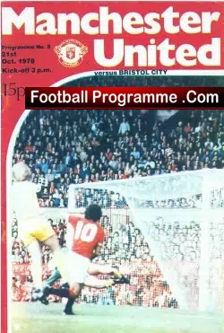 Manchester United v Bristol City 1978