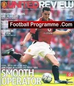 Manchester United v Charlton Athletic 2003 – Beckham Last Match
