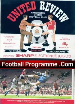 Manchester United v Charlton Athletic 1986