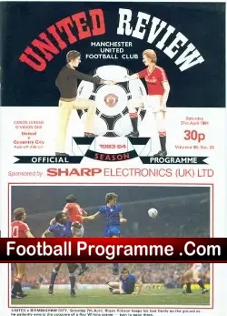 Manchester United v Coventry City 1984