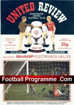 Manchester United v Coventry City 1985 – Steve Pears Debut