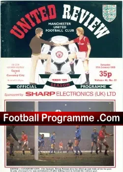 Manchester United v Coventry City 1985 – FA Cup