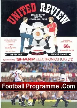 Manchester United v Coventry City 1989