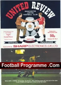 Manchester United v Crystal Palace 1987 – League Cup Match