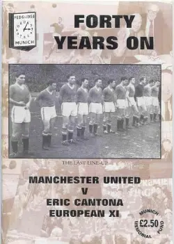 Manchester United v Eric Cantona X11 1998 – Autograph Signed