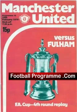 Manchester United v Fulham 1979 – FA Cup Replay