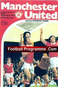 Manchester United v Ipswich Town 1978 – Gary Bailey Debut