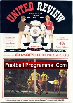 Manchester United v Ipswich Town 1985