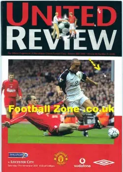 Manchester United v Leicester City 2001