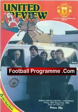 Manchester United v Liverpool 1980