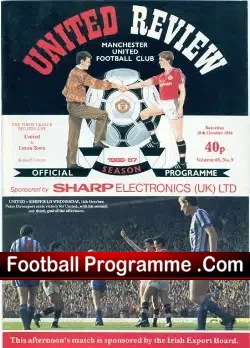 Manchester United v Luton Town 1986