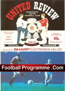 Manchester United v Millwall 1989