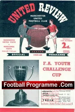 Manchester United v Morecambe 1959 – Youth 14 – 0