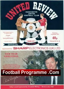 Manchester United v Newcastle United 1987