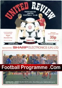 Manchester United v Norwich City 1984