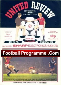 Manchester United v Norwich City 1985