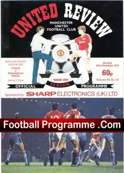 Manchester United v Nottingham Forest 1988
