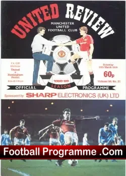 Manchester United v Nottingham Forest 1989 – FA Cup 6th Round