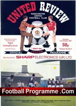 Manchester United v Nottingham Forest 1987