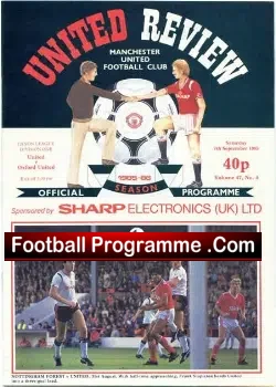 Manchester United v Oxford United 1985