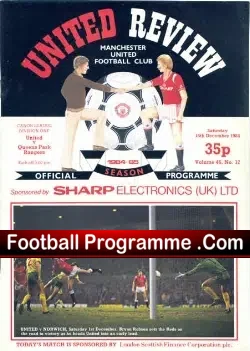 Manchester United v QPR 1984