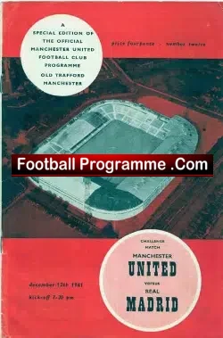 Manchester United v Real Madrid 1961 – Di Stefano at OT