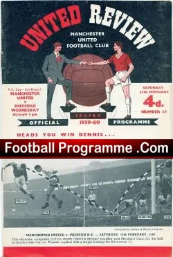 Manchester United v Sheffield Wednesday 1960