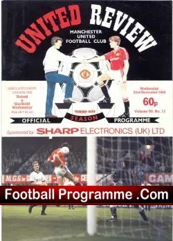 Manchester United v Sheffield Wednesday 1988
