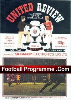 Manchester United v Spartak Varna 1983 – Mark Dempsey Debut