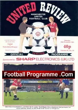 Manchester United v Tottenham 1985