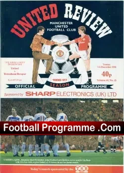 Manchester United v Tottenham 1986