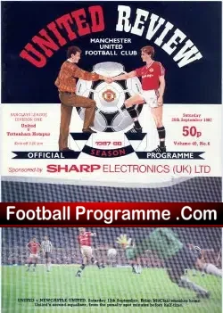 Manchester United v Tottenham 1987