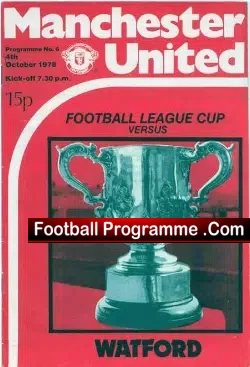 Manchester United v Watford 1978 – League Cup