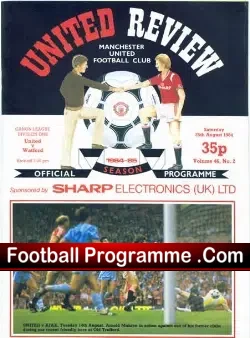 Manchester United v Watford 1984