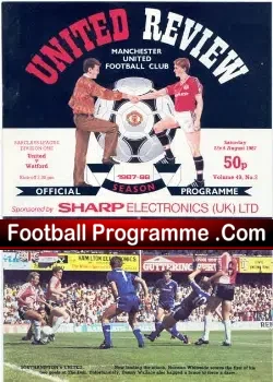 Manchester United v Watford 1987