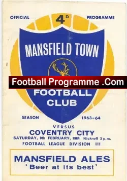 Mansfield Town v Coventry City 1964