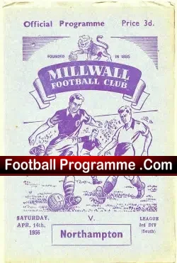 Millwall v Northampton Town 1956
