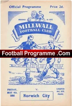 Millwall v Norwich City 1956 – 1950s