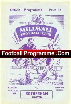 Millwall v Rotherham United 1955