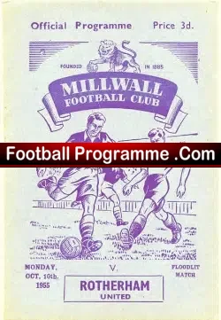 Millwall v Rotherham United 1955