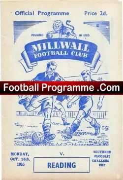 Millwall v Rotherham United 1955 – Friendly Match