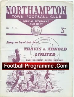 Northampton Town v Bournemouth 1957
