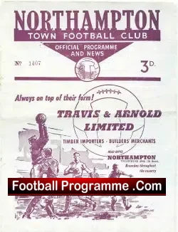 Northampton Town v Walsall 1958